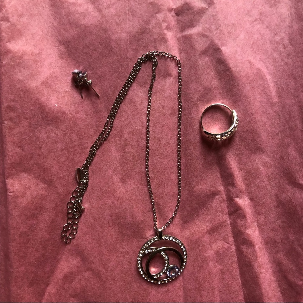 ❤️3 for $20 Jewelry Set Necklace Ring Earrings